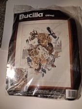 Bucilla Crewel Endangered Beauty 17  X 23  Kit 40910 USA 1994