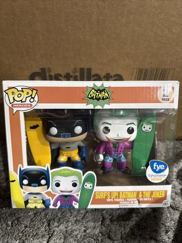 FYE Exclusive Surf’s Up! Batman & The Joker (Batman Classic TV Series) Funko Pop