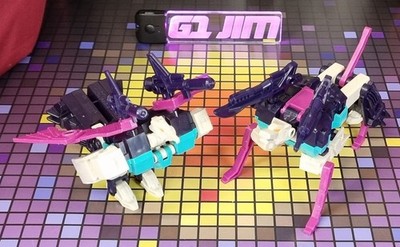 Vintage Hasbro Transformers G1 Decepticon Clones Wingspan & Pounce komplett