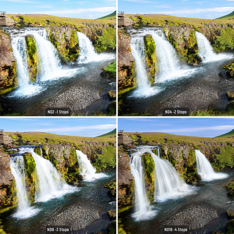 ND Lens Filter Kit ND2 ND4 ND8 ND16 Filter Kit For Canon Nikon Sony Panasonic DS - Image 3 of 4