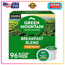 Green Mountain Coffee Roasters Breakfast Blend K-Cups, Light Roast, 96 Count