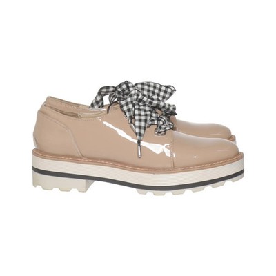 Zara Woman, Derby Schnürer, Größe: 37, Beige/Schwarz/Weiß, Damen #HqL