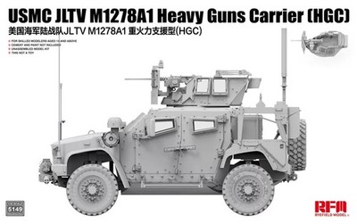 Ryefield Model RM-5149 - 1:35 USMC JLTV M1278A1 Heavy Guns Carrier (HGC) - Neu
