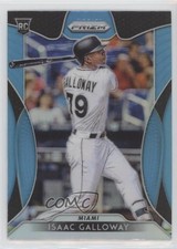 2019 Panini Prizm Tier III Carolina Blue Prizm Isaac Galloway #202 03rx