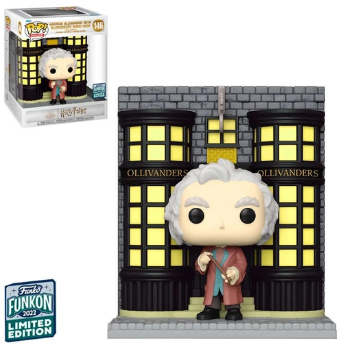 Funko Pop Deluxe Garrick Ollivander with Ollivanders Wand Shop 146