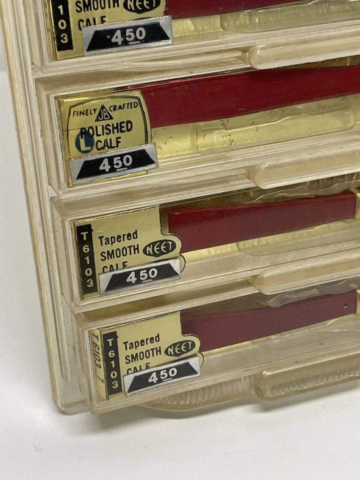 Винтажный JB Champion NEET часы группы магазин дисплей полный T6103 икры красный ретро ремни ⭐️ - Изображение 3 из 4