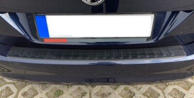 Passend für VW Golf 7 Variant Facelift Ladekantenschutz Carbon Look Schutz 2017-