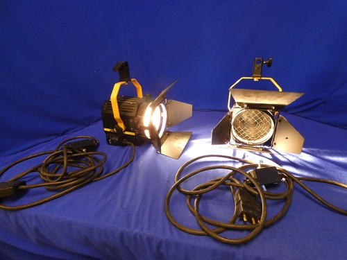DeSisti Magis model 300 Watt Spotlight QTY 2 w/On-Off Switches, Male Bates Cords - Picture 10 of 13