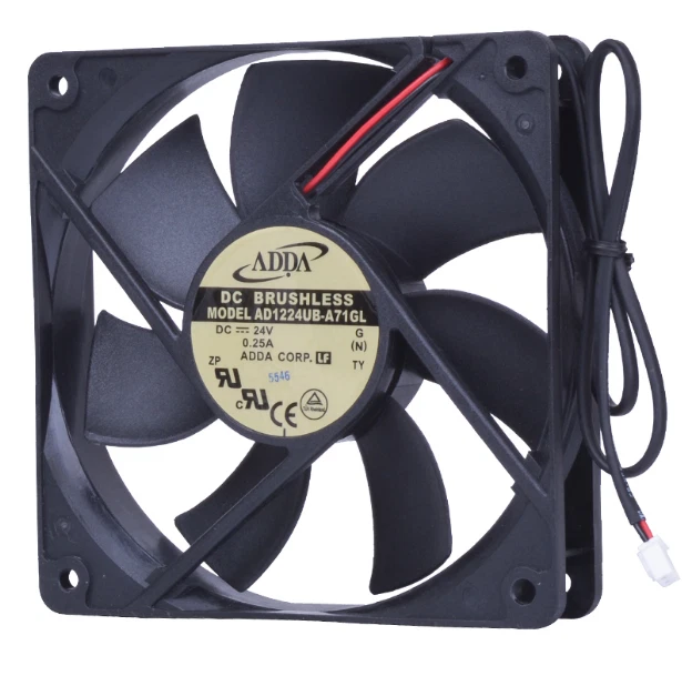volume d’air Ventilateur silencieux AD1224UB-A71GL 24V 0.25A 120 * 120 * 25mm