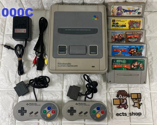 Nintendo Super Famicom console bundle with 5 games & cords Japan SFC - Picture 20 of 109