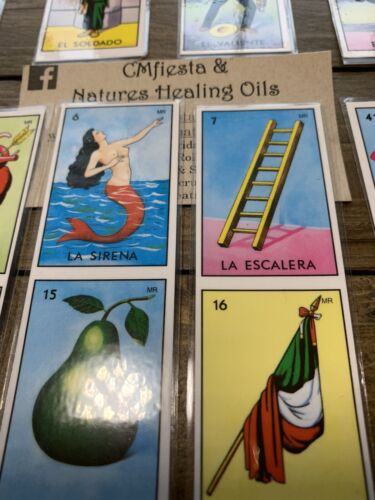 2PC Mexican Loteria Bookmark Laminated - Loteria La Chalupa Gift Bingo Bookmark - Picture 2 of 8