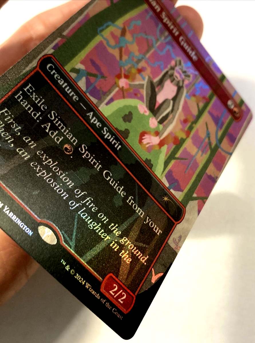 MTG Simian Spirit Guide *RAINBOW FOIL* Secret Lair Drop 1548 NM | eBay