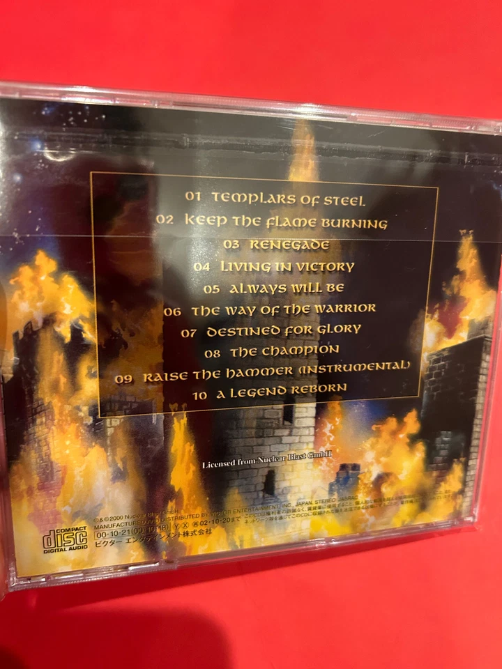 HammerFall / Renegade JAPAN edition release VICP-61183 1ST PRESS rare oop Foto 2 de 3