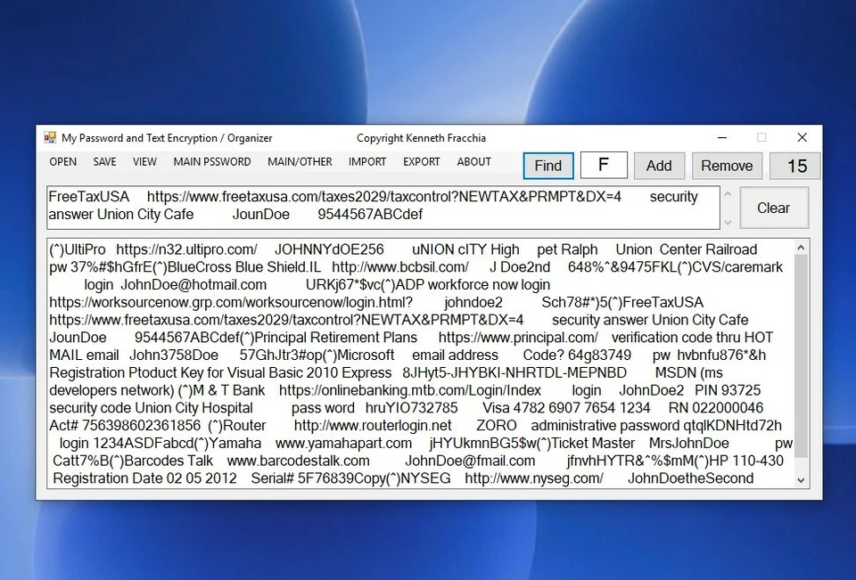 My Password and Text Encryption / Organizer - Image 3 of 4