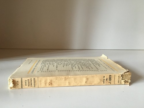 Dedicatoria Dumont-Wilden Albert I Real De Belgas Grasset Alfa Navarra S. P 1934 - Imagen 2 de 11