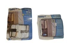 Safety 1st 4pc Lot White Furniture Wall Straps Child Kid Baby Home Dresser New