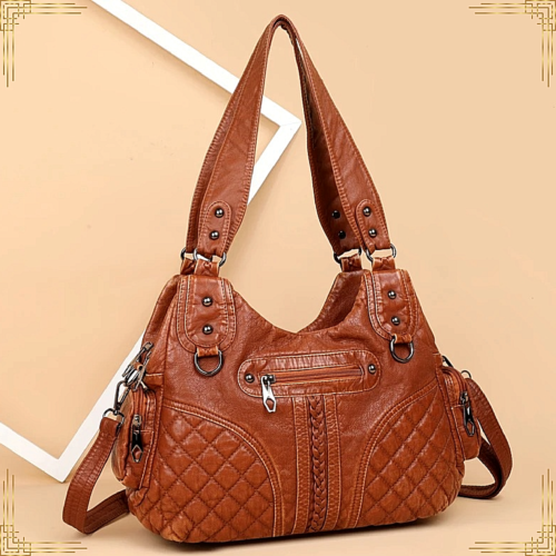 WOMEN Handbag Shoulder bag Tote Travel SOFT Leather Ladies Crossbody Messenger - Foto 1 di 23