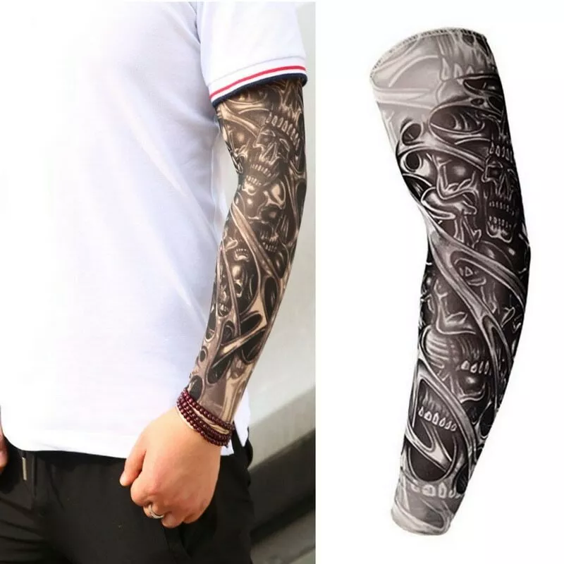 FakeTemporary Tattoo Sleeves Tattoos Full Long Slip On Arm Tattoo Sleeve  Kit Men