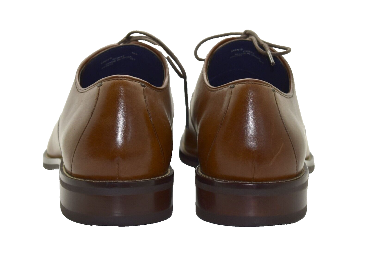 B6 Auth COLE HAAN Lenox Hill British Tan Leather Cap Toe  display picture 2
