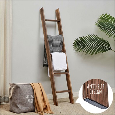 Rhf Rustic Farmhouse Blanket Ladders Wall Leaning Decorative