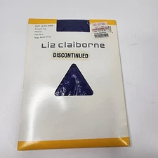 Liz Claiborne Silky Sheer Control Top Pantyhose Size Medium Hot Plum NIP