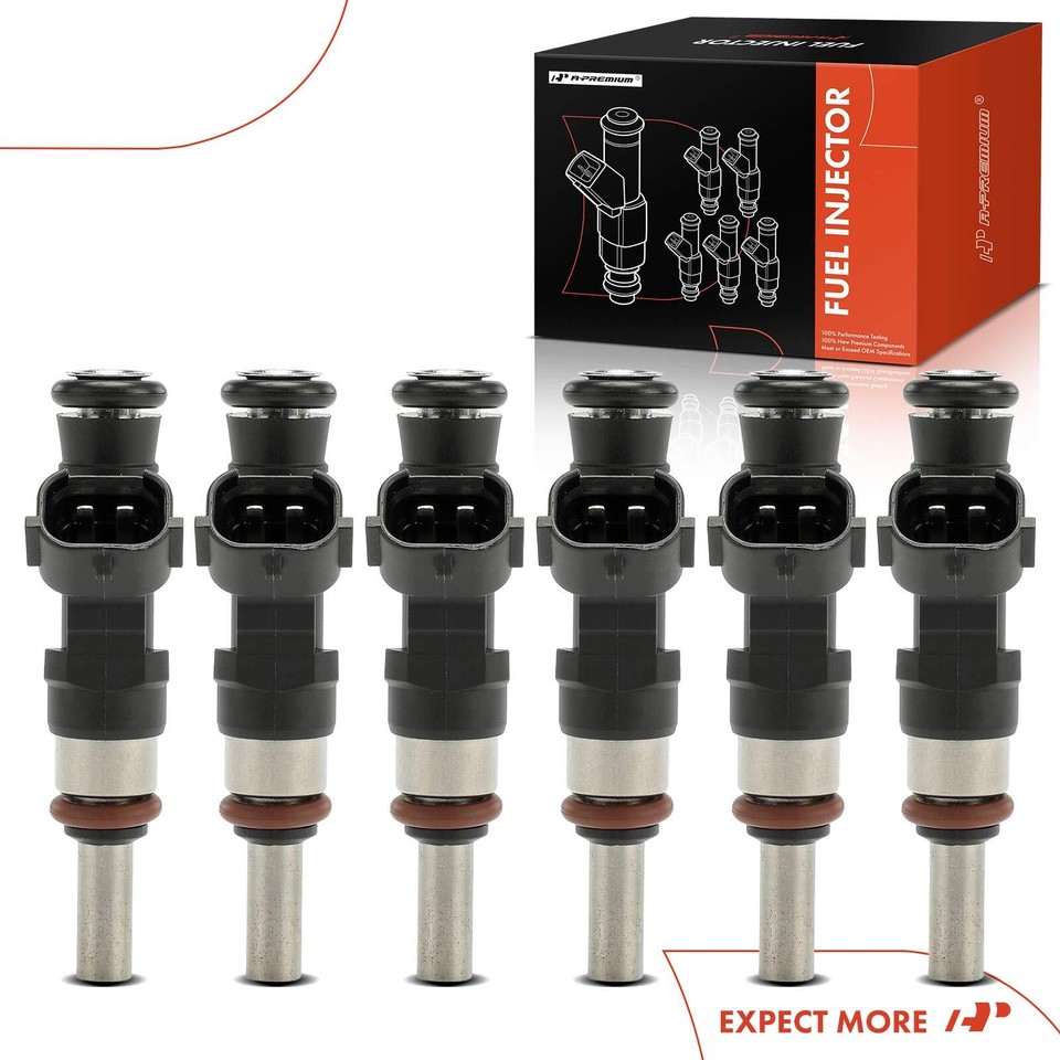 6pcs Fuel Injector for Audi A3 Quattro 2006-2009 TT Quattro 2008-2009 ...