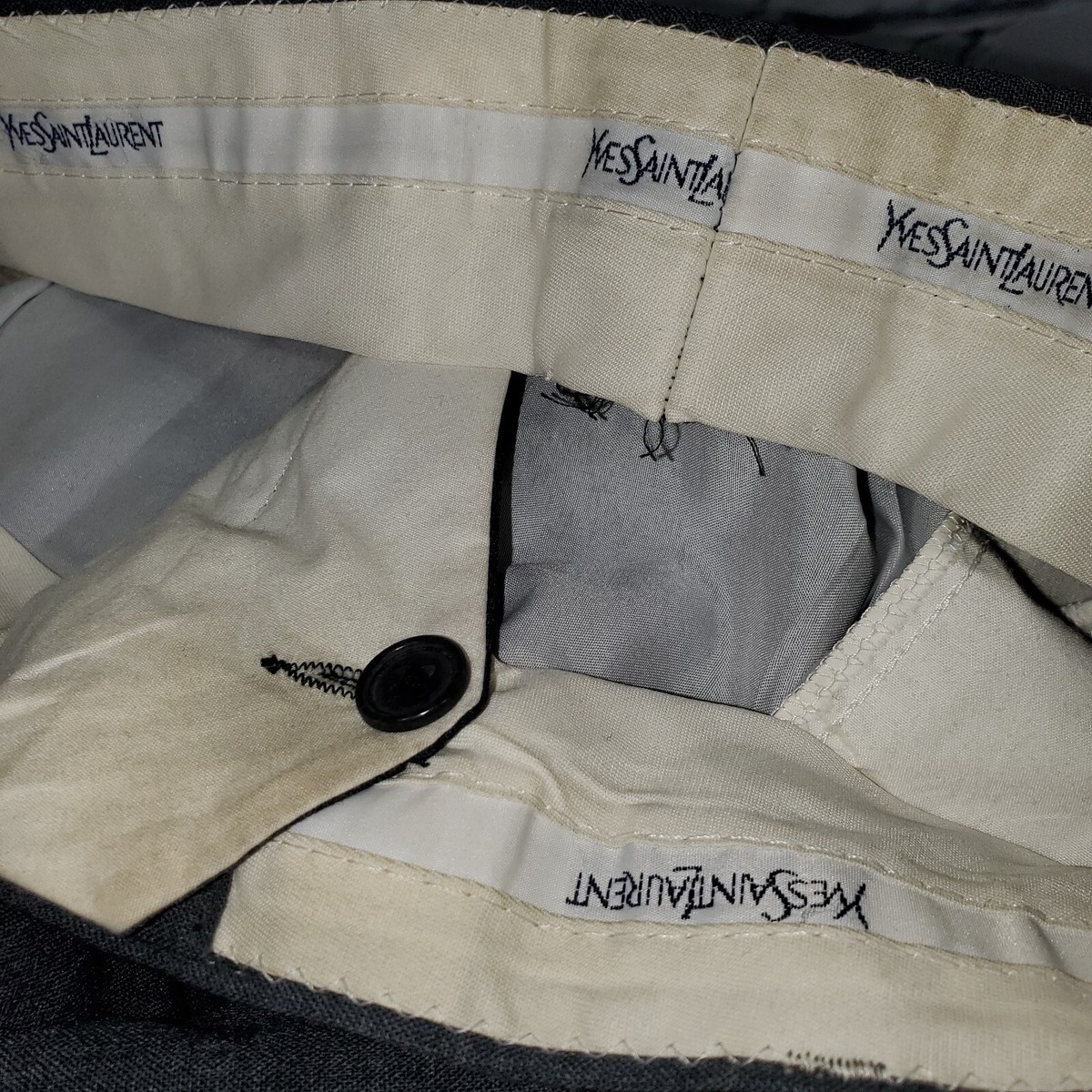YSL Yves Saint Laurent Dress Pants Slacks Mens 38x31 YSL Yves Saint Laurent Dress Pants Slacks Mens 38x31