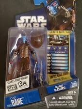 STAR WARS The Clone Wars 2010 CAD BANE Hasbro Action Figure CW13 NIP
