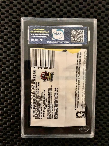 1990 FLEER BASKETBALL WAX PACK SMC 6 EX-MT !!(D RODMAN-BACK)! JORDAN? #1093 ! - Picture 5 of 5
