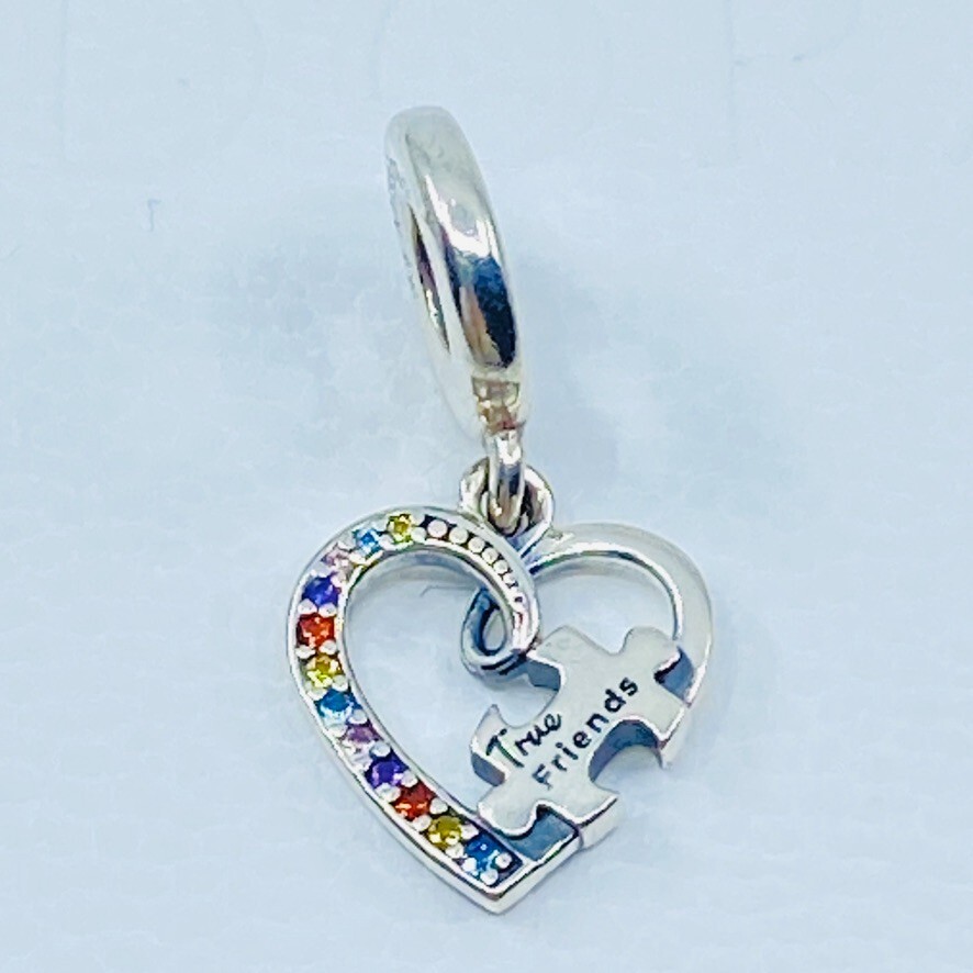 Pandora Friendship Puzzle Charm Pandora Dangle Charm Puzzle Piece