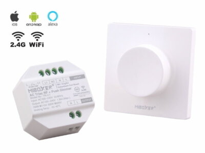 MiLight MiBoxer Wireless Wall Dimmer K1 + Triac Controller TRI-C1 230V LED Dimmable