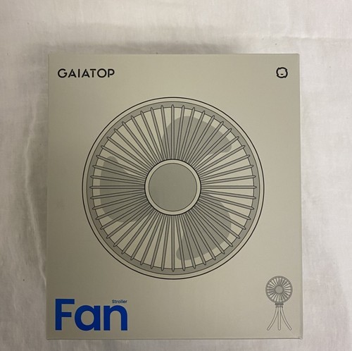 3 Speed USB Rechargeable Gaiatop Mini Portable Stroller Fan Travel Blue - Picture 3 of 4