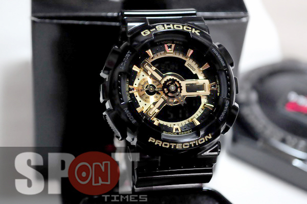 Casio G-Shock Black × Gold Men's Watch GA-110GB-1 GA110GB 1 | eBay