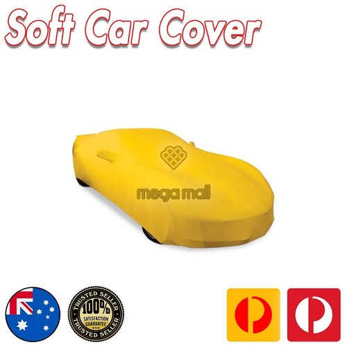 Spandex Car Cover for Holden Commodore UTE SS V SV6 HSV Maloo SV5000 YELLOW Soft - Picture 8 of 12