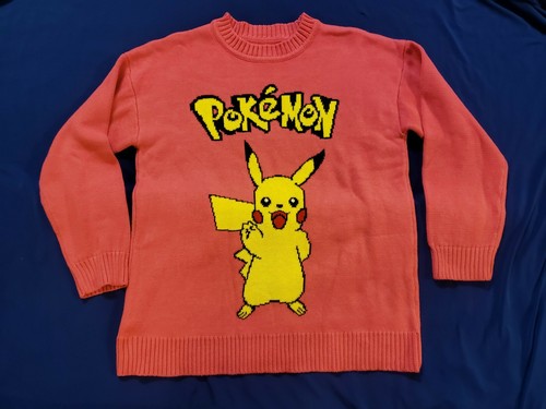 NEW POKEMON PIKACHU KNITTED SWEATER 