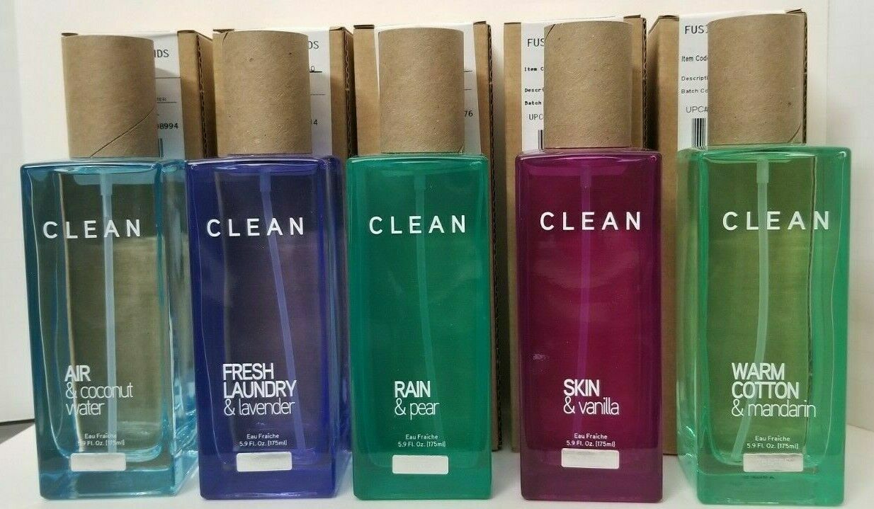 CLEAN EAU FRAICHE BODY MIST 5.9 oz FOR WOMEN NEW WITH NO CAP PICK YOUR