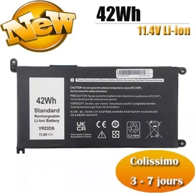 AUCUNE MARQUE Batterie pour Dell Vostro 3491 5481 5581 5490 Inspiron 15 3583 3584 0YRDD6 VM732