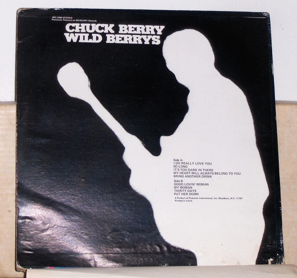 Chuck Berry ‎- Wild Berrys - 1974 Vinyl LP Record Album - Image 2 of 2