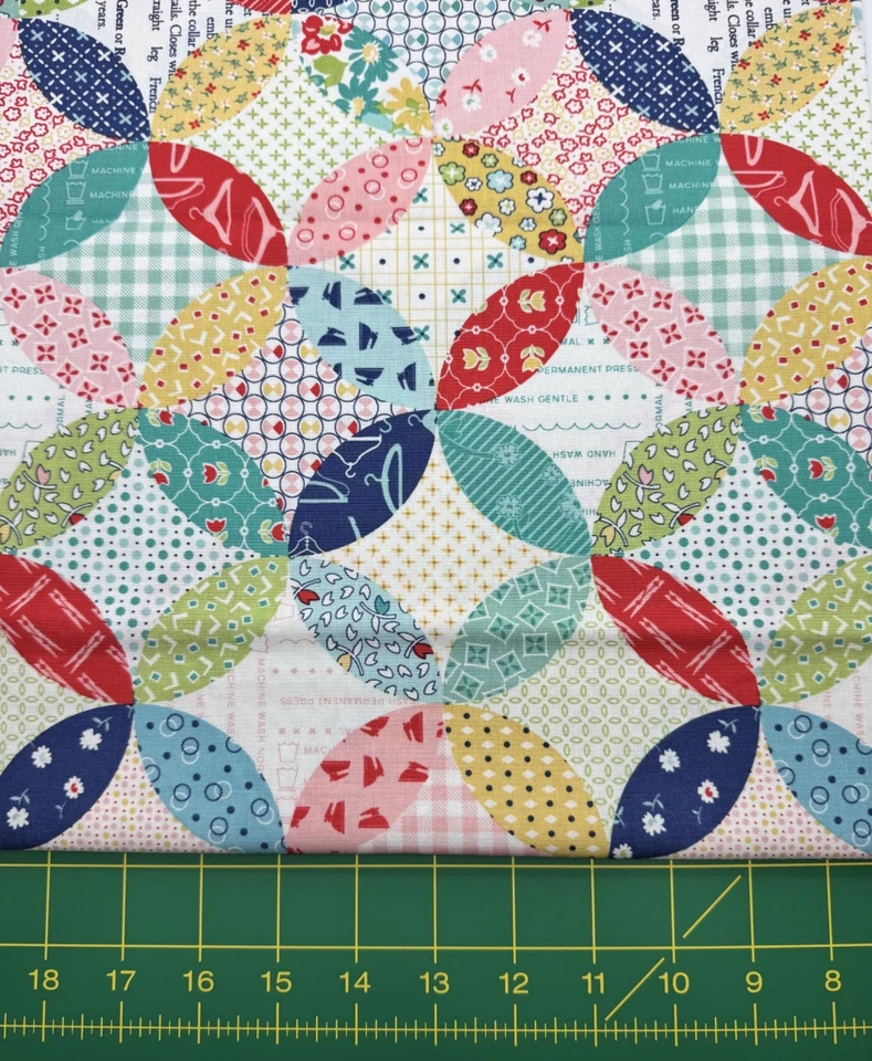 Riley Blake Designs Colección DE COLECCIÓN HAPPY 2 de Lori Holt - 5 yardas (cortes de 1 yarda) Foto 4 de 4