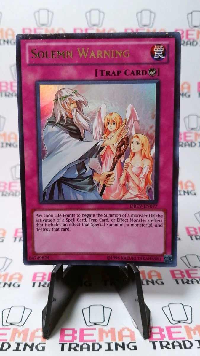 Yu-Gi-Oh! TCG Solemn Warning Individual Collectible Card Game Cards for sale | eBay Yu-Gi-Oh! TCG Solemn Warning Individual Collectible Card Game Cards for sale | eBay