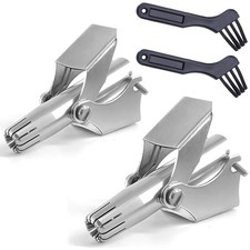 Manual Nose Ear Hair Trimmer for Men Women, Stainless Steel Waterproof No