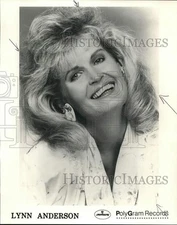 1988 Press Photo Recording Artist Lynn Anderson - sap61960