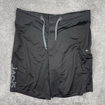 JACO Shorts Mens 34 Black MMA BJJ Jiu Jitsu Fight Thai 10'' Inseam