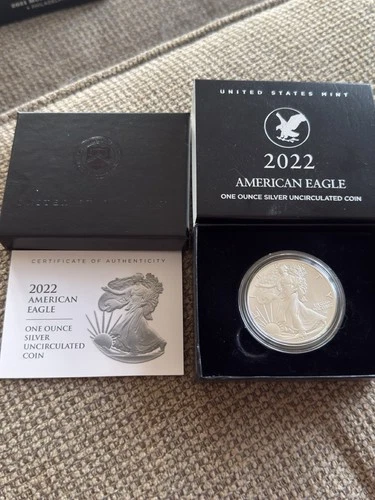 2022 American Silver Eagle Uncirculated Mint West Point