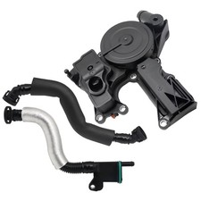 06H103495AB PCV Valve Engine Crankcase Vent Oil Separator Medium, Black