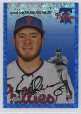 2023 Chrome Platinum Anniversary Blue Mini-Diamond Refractor Esteban Quiroz 03mf