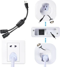 In-Wall TV Cable Management Kit Concealer Power Supply Soundbar Easy Install