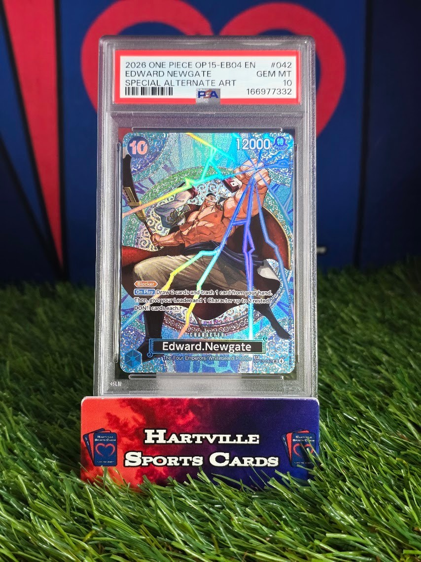 2026 One Piece OP15-EB04 EN Special Alternate Art #042 Edward Newgate PSA 10