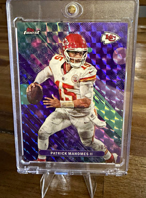 Topps 2025 Finest Patrick Mahomes II #58 Chiefs Serial Numbered /10