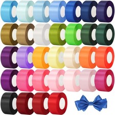 800 Yards Ribbon,1-1/2 Inch Satin Ribbon,32 Colors
